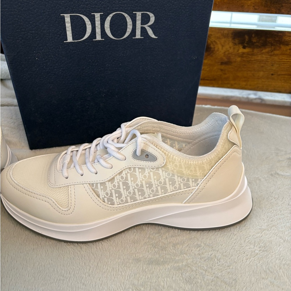Mint Christian Dior B25  White Technical Mesh Men Sneakers luxury - Picture 15 of 16